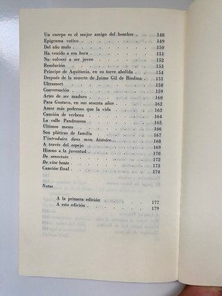 Jaime Gil de Biedma, Las personas del verbo, Seix