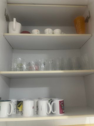 Juego de café, vasos y tazas