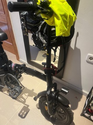 Bici Eléctrica Plegable Negra