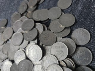 Lote de 350 Monedas de 25 Pesetas del 1.975.