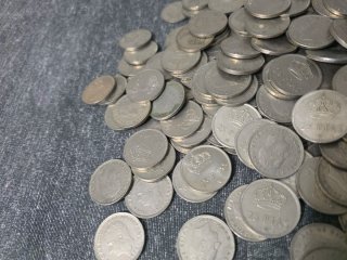 Lote de 350 Monedas de 25 Pesetas del 1.975.