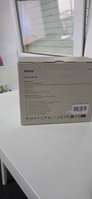 Proyector de video audio blanco nuevo