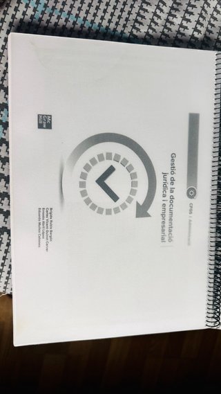 Gestión de la documentación jurídica 1 año