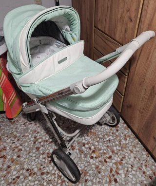 Carro Bebecar (Capazo, silla y maxicosi)