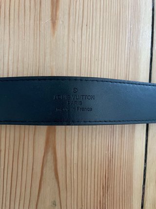 Cintura Louis Vuitton Marrone e Nera