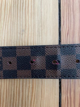 Cintura Louis Vuitton Marrone e Nera
