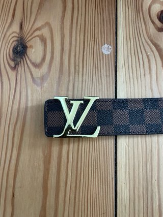 Cintura Louis Vuitton Marrone e Nera