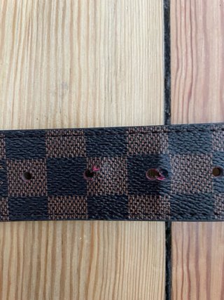 Cintura Louis Vuitton Marrone e Nera