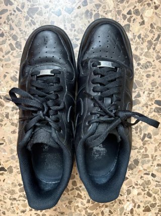 Nike Air Force 1 Negras Talla 44.