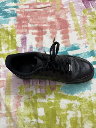 Nike Air Force 1 Negras Talla 44.