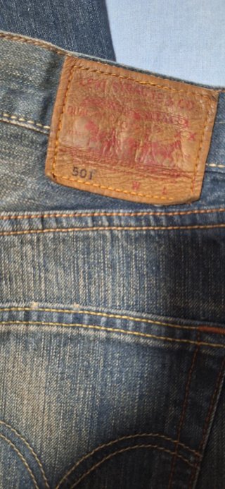 Jeans Levi's 501 Donna Blu