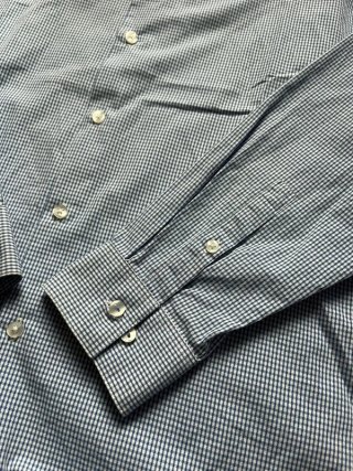 Camicia Calvin Klein Azzurra Micro Cuadros S/M