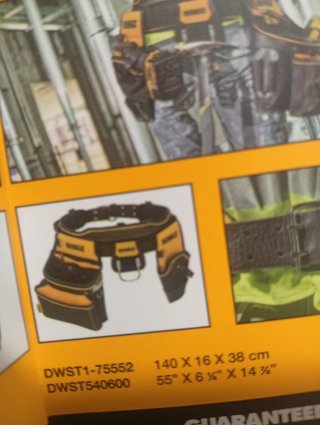 Cinturón portaherramientas DeWalt