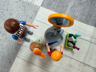 Lote Playmobil Baño con Niños