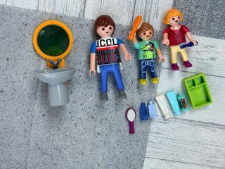 Lote Playmobil Baño con Niños