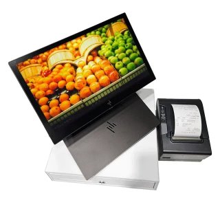 TPV HP Completo Tienda Blanco/Negro