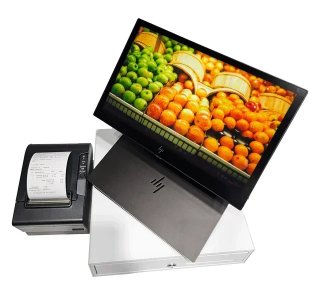 TPV HP Completo Tienda Blanco/Negro