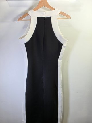 Vestido Milan Kiss Negro y Blanco Talla M