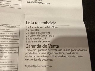 Micrófono Inalámbrico Solapa Ebarsenc