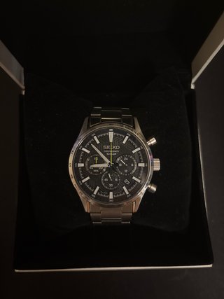 Reloj Seiko Cronógrafo SSB413P1 Tachymeter
