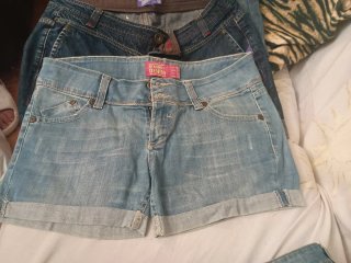 Pantalones vaqueros cortos mujer