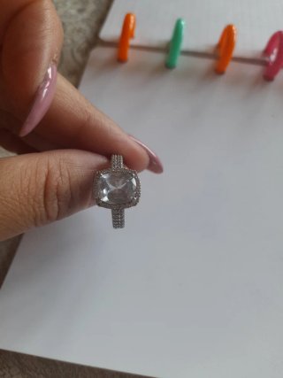 Anillo  de Plata con Piedra Azul DURÀN