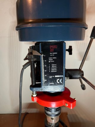 Taladro de columna azul