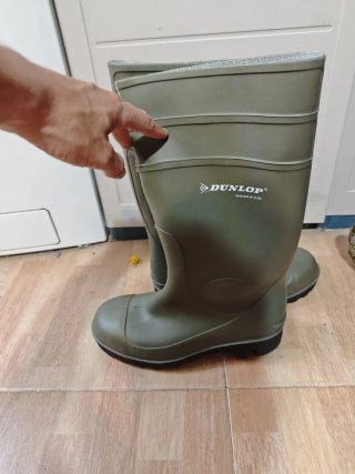 Botas de agua Dunlop verdes