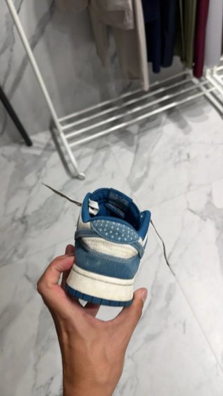Nike Dunk Blu/Bianco Taglia 42