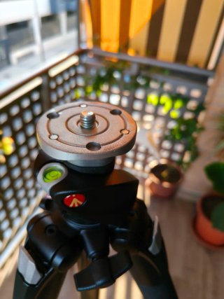 Trípode Manfrotto 055XPROB + Cabezal 701HDV