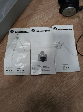 Trípode Manfrotto 055XPROB + Cabezal 701HDV