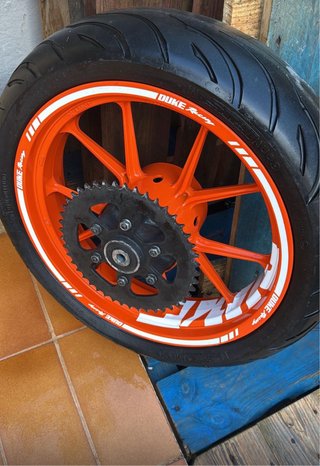 Llanta Trasera KTM 390/125 Racing