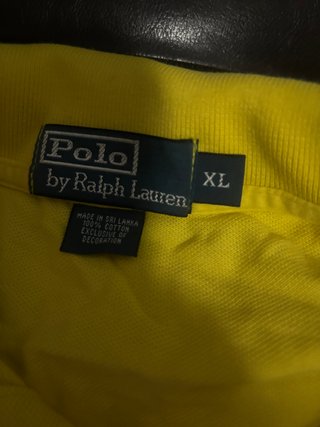 Conjunto Polo Ralph Lauren Amarillo y Azul