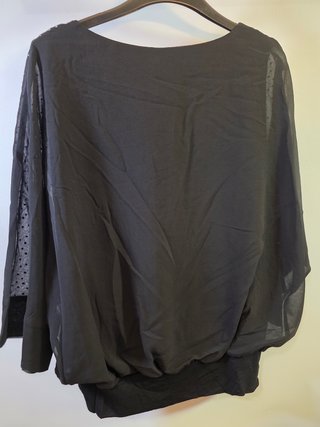 Wallis Top Negro Mujer Talla 36