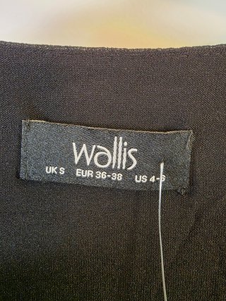Wallis Top Negro Mujer Talla 36