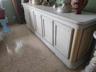 Vitrina Comedor Cristal Aparador Mesa 6 lados,