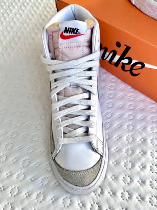 Zapatillas Nike Blazer Mid Top Blancas Rosas