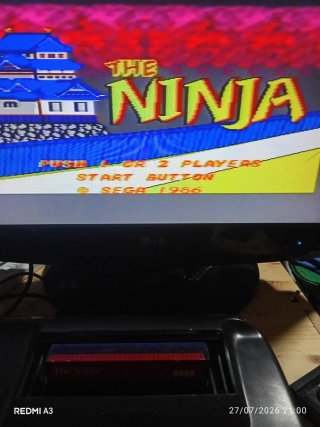 Juego The Ninja para sega Master System
