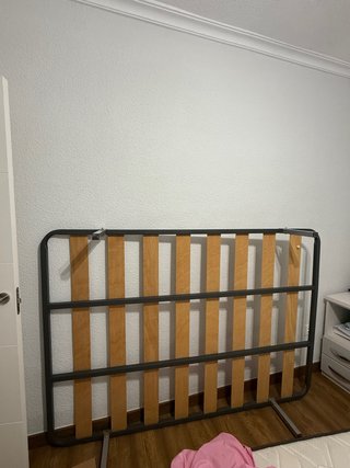Somier nuevo metal y madera