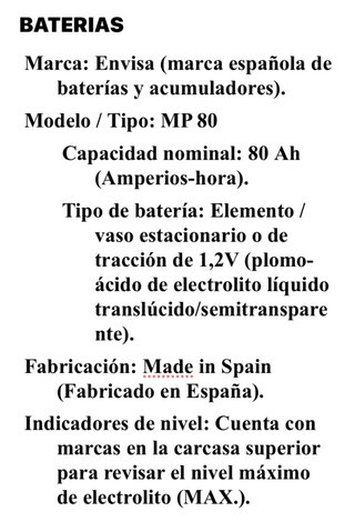 19 Baterías para fotovoltaica