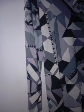 Vestido estampado geométrico talla M