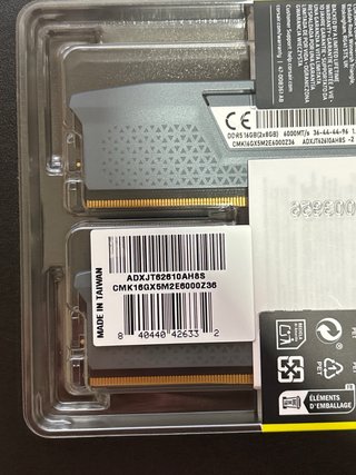 Corsair Vengeance DDR5 16GB (2x8GB) 6000MT/s
