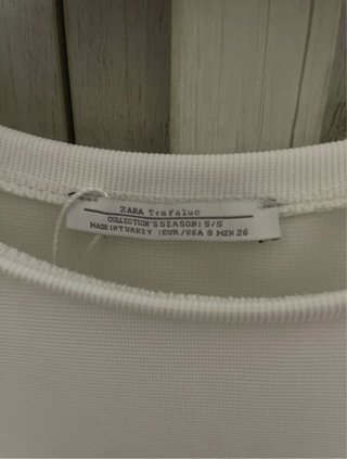 Abito Zara bianco con spalle scoperte