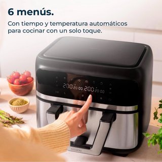 Cecotec Freidora de Aire 9L Cubeta Divisible