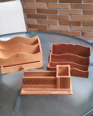 Escritorios de madera artesanales