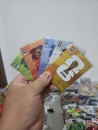 5 Cromos Trofeo 624' adrenalyn XL