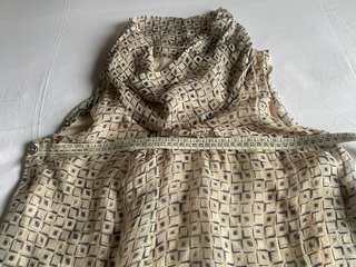 Blusa Misto Seta Senza Maniche