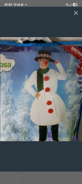 Disfraz Muñeco Nieve Olat Disney Elsa