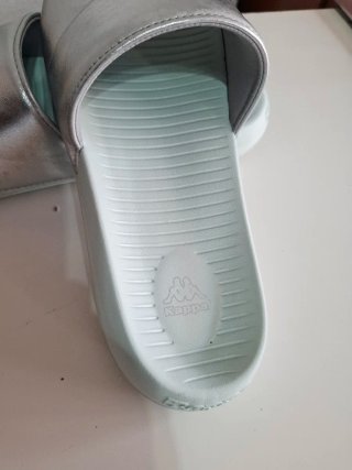 Chanclas Kappa plateadas talla 40