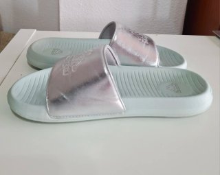 Chanclas Kappa plateadas talla 40